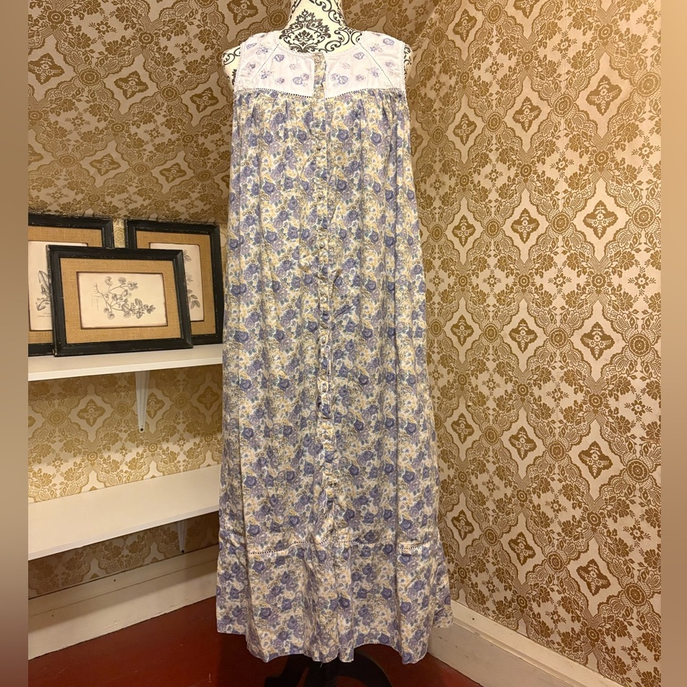 Vintage Gilligan & O'Malley Floral Cotton Nightdress